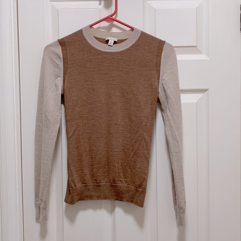 Gap womens S tan/brown merino wool sweater